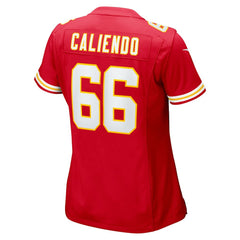 NFL Mike Caliendo Kansas City Chiefs Women's Game Player Jersey - Red