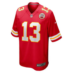 NFL Nazeeh Johnson Kansas City Chiefs Game Player Jersey - Red