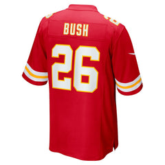 NFL Deon Bush Kansas City Chiefs Game Player Jersey - Red