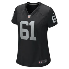 NFL Jordan Meredith Las Vegas Raiders Women's Game Player Jersey - Black
