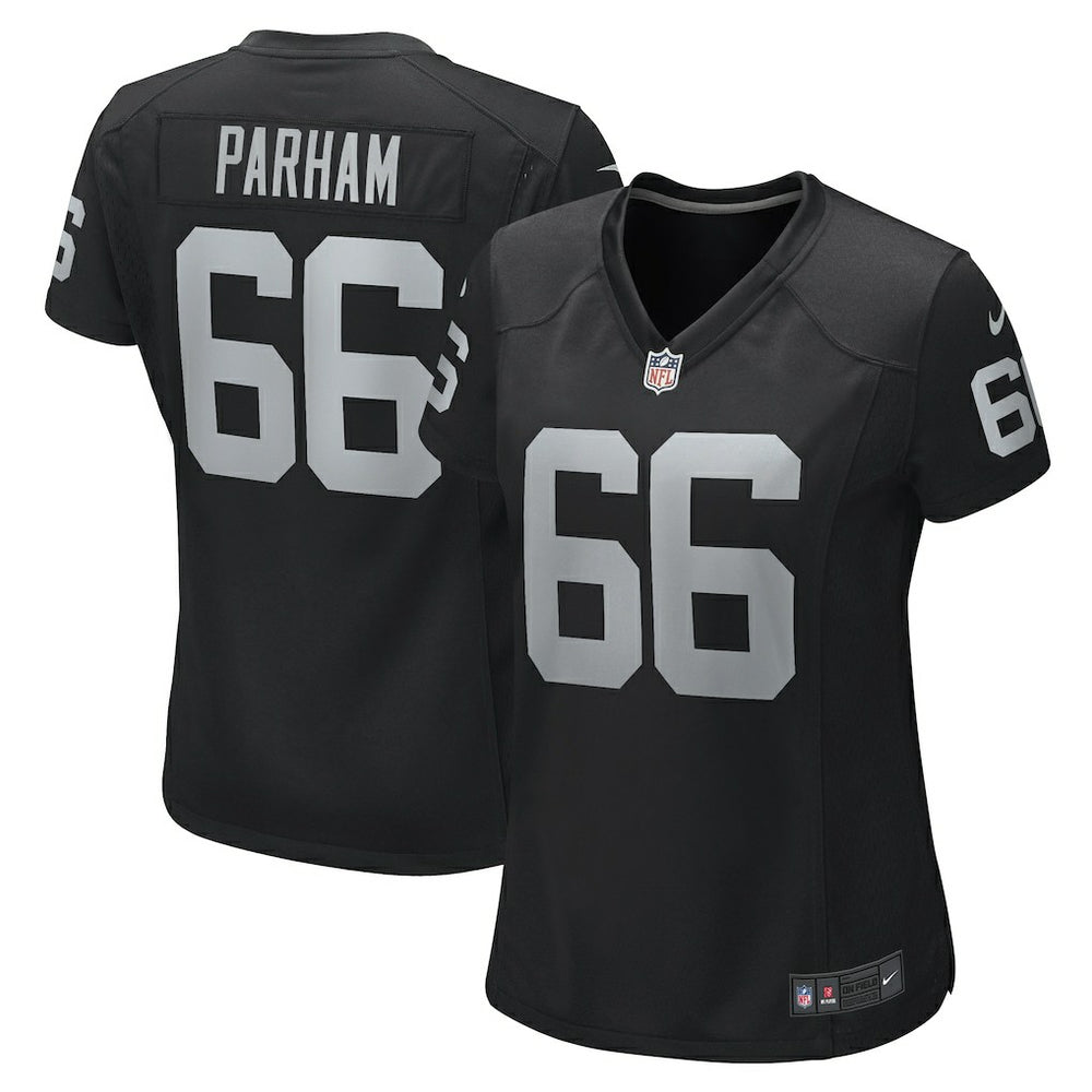 NFL Dylan Parham Las Vegas Raiders Women's Game Player Jersey - Black