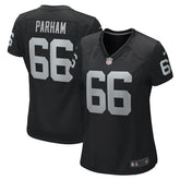 NFL Dylan Parham Las Vegas Raiders Women's Game Player Jersey - Black