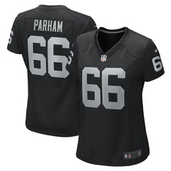 NFL Dylan Parham Las Vegas Raiders Women's Game Player Jersey - Black