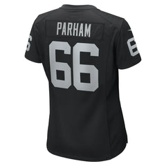 NFL Dylan Parham Las Vegas Raiders Women's Game Player Jersey - Black