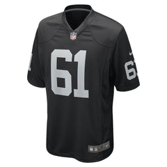 NFL Jordan Meredith Las Vegas Raiders Game Player Jersey - Black