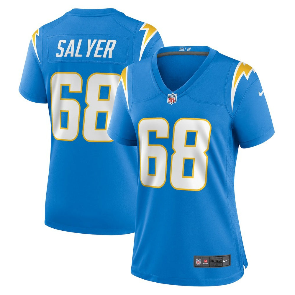 NFL Jamaree Salyer Los Angeles Chargers Women's Game Player Jersey - Powder Blue