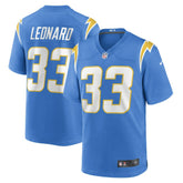 NFL Deane Leonard Los Angeles Chargers Game Player Jersey - Powder Blue