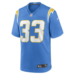 NFL Deane Leonard Los Angeles Chargers Game Player Jersey - Powder Blue