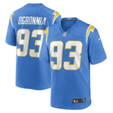 Otito Ogbonnia Los Angeles Chargers Game Player Jersey Powder Blue