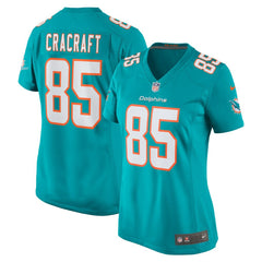 NFL River Cracraft Miami Dolphins Women's Game Player Jersey - Aqua
