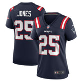 NFL Marcus Jones New England Patriots Women's Game Jersey - Navy
