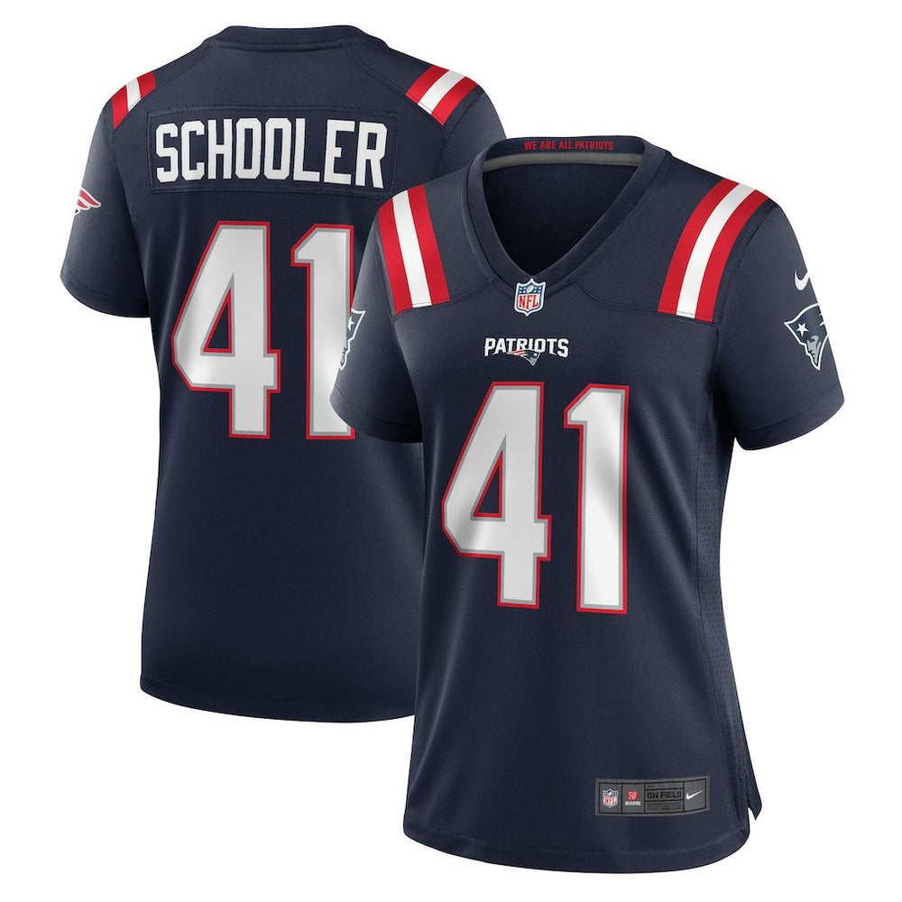 NFL Brenden Schooler New England Patriots Women's Game Jersey - Navy