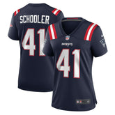 NFL Brenden Schooler New England Patriots Women's Game Jersey - Navy