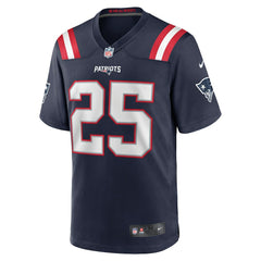 NFL Marcus Jones New England Patriots Game Player Jersey - Navy