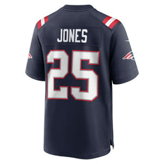 NFL Marcus Jones New England Patriots Game Player Jersey - Navy