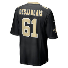 NFL Drew Desjarlais New Orleans Saints Game Player Jersey - Black