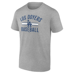 Los Angeles Dodgers Los Doyers T-Shirt - Heather Gray T-shirts