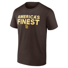 San Diego Padres 619 Beisbol T-Shirt - Brown T-shirts
