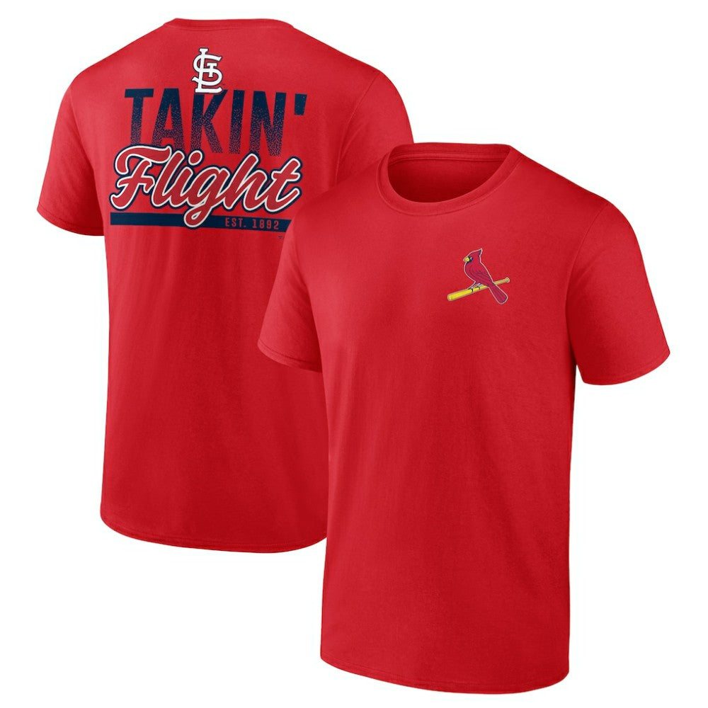St. Louis Cardinals Takin' Flight T-Shirt - Red T-shirts