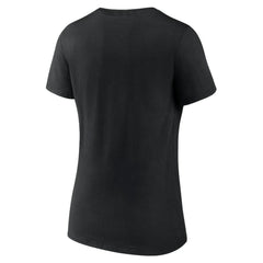 San Francisco Giants Women's Scripty City V-Neck T-Shirt - Black T-shirts