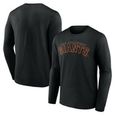 San Francisco Giants Giants Alternate Club Lettering Long Sleeve T-Shirt - Black T-shirts
