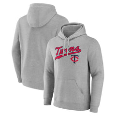 Minnesota Twins Wahconah Pullover Hoodie - Gray Hoodies