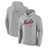 New York Mets Wahconah Pullover Hoodie - Gray Hoodies