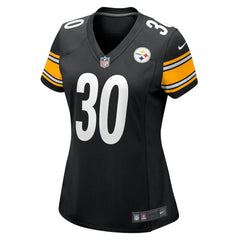Jaylen Warren Pittsburgh Steelers Women's Game Player Jersey Black