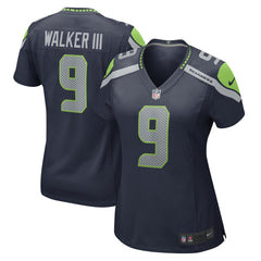 NFL Kenneth Walker III Seattle Seahawks Women's Player Jersey - Navy