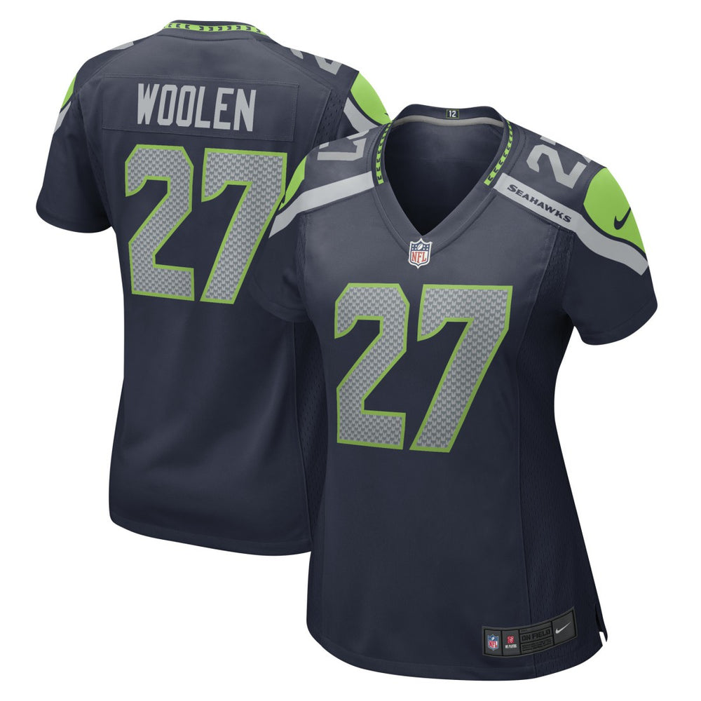 NFL Riq Woolen Seattle Seahawks Women's Team Game Jersey - College Navy
