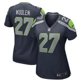 NFL Riq Woolen Seattle Seahawks Women's Team Game Jersey - College Navy