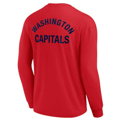 NHL Washington Capitals Fanatics Unisex Elements Super Soft Long Sleeve T-Shirt - Red