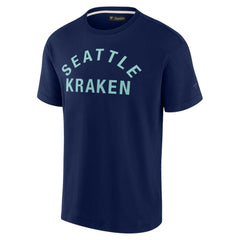 NHL Seattle Kraken Fanatics Unisex Elements Super Soft Short Sleeve T-Shirt - Navy