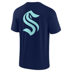 NHL Seattle Kraken Fanatics Unisex Elements Super Soft Short Sleeve T-Shirt - Navy