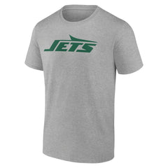 New York Jets Primary Logo T-Shirt Heather Gray