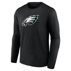 Philadelphia Eagles Primary Team Logo Long Sleeve T-Shirt Black