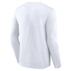 Dallas Mavericks Alternate Logo Long Sleeve T-Shirt White