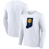 Indiana Pacers Alternate Logo Long Sleeve T-Shirt White