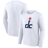 Washington Wizards Alternate Logo Long Sleeve T-Shirt White
