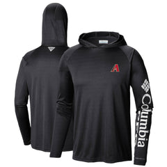 Arizona Diamondbacks Columbia Terminal Tackle Long Sleeve Hoodie T-Shirt - Black Hoodies