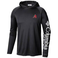 Arizona Diamondbacks Columbia Terminal Tackle Long Sleeve Hoodie T-Shirt - Black Hoodies