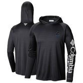 Miami Marlins Columbia Terminal Tackle Long Sleeve Hoodie T-Shirt - Black Hoodies