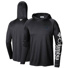 Miami Marlins Columbia Terminal Tackle Long Sleeve Hoodie T-Shirt - Black Hoodies