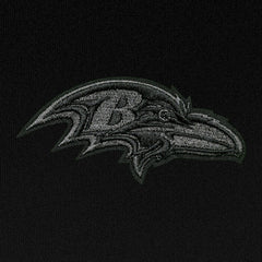 Baltimore Ravens Antigua Tonal Logo Tribute Quarter-Zip Pullover Top Black