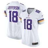 NFL Justin Jefferson Minnesota Vikings Women's Game Player Jersey - White