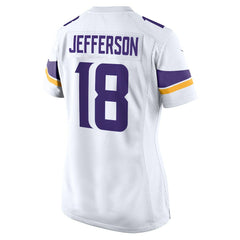 NFL Justin Jefferson Minnesota Vikings Women's Game Player Jersey - White