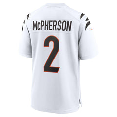 NFL Evan McPherson Cincinnati Bengals Game Player Jersey - White