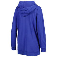 Los Angeles Dodgers Touch Women's Pre-Game Raglan Pullover Hoodie - Royal Hoodies