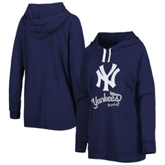 New York Yankees Touch Women's Pre-Game Raglan Pullover Hoodie - Navy Hoodies