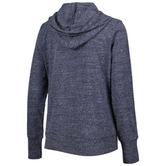 Milwaukee Brewers Touch Women's Training Camp Tri-Blend Lightweight Full-Zip Hoodie - Navy Hoodies